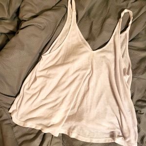 Free people white tank top